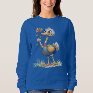 Sweatshirt Cute Ostrich