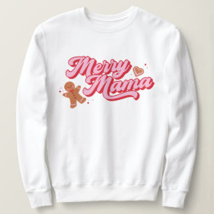 Sweatshirt Cute pain d'épices biscuit Joyeux Mama