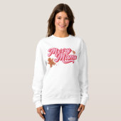 Sweatshirt Cute pain d'épices biscuit Joyeux Mama (Devant entier)