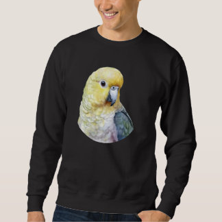 Sweatshirt Cute Parakeet Budgie Oiseau tropical Maman Papa Bi