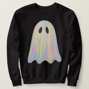 Sweatshirt Cute Pastel Rainbow Ghost   Éffrayant esthétique