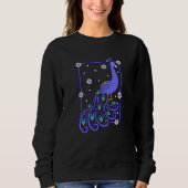 Sweatshirt Cute Peacock Peacocks Nature Oiseaux d'Amour Graph (Devant)