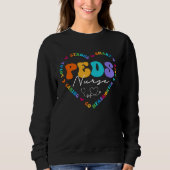Sweatshirt Cute PEDS Nurse Squad Appreciation Nursing (Devant)