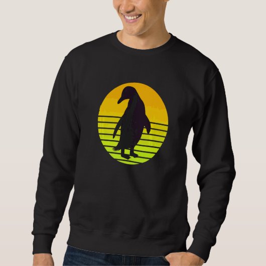Sweatshirt Cute Penguin Rétro 1 (Devant)