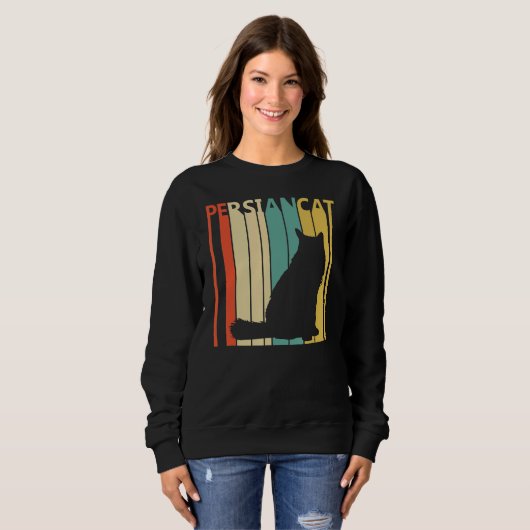 Sweatshirt Cute Persian Cat (Devant entier)