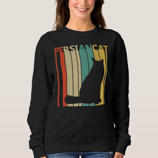 Sweatshirt Cute Persian Cat (Devant)