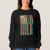 Sweatshirt cute pharm tech pharmacy technician American flag  (Devant)