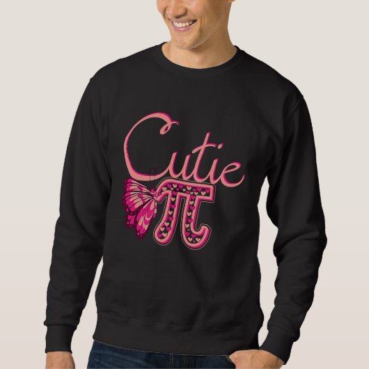 Sweatshirt Cute Pi Butterfly Math Holiday Mathematics  Pi Day (Devant)