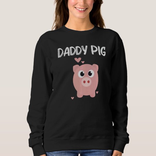 Sweatshirt Cute Pig Designs For Dad Men Farming Animal Pigle (Devant)