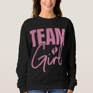 Sweatshirt Cute Pink Team Girl Genre révéler l'idée de la fêt