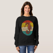 Sweatshirt Cute Poisson Seahorse (Devant entier)