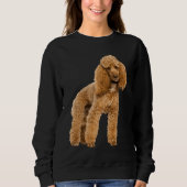Sweatshirt Cute poodle (Devant)