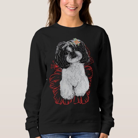 Sweatshirt Cute Poodle Essentiel (Devant)