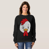 Sweatshirt Cute poulet enfants Chi (Devant entier)