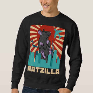 Sweatshirt Cute Rat Domestique Rat Rodent Souris Biologie des