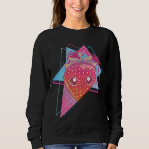 Sweatshirt Cute Red Berry Vaporwave 90s Art Summer Kawaii Str