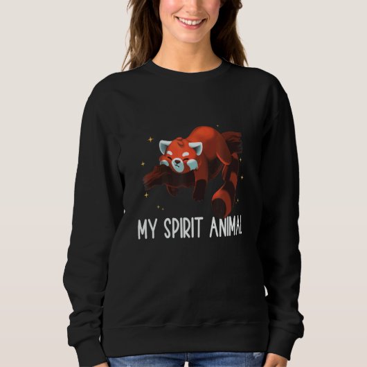 Sweatshirt Cute Red Panda        Red Panda My Spirit Animal (Devant)