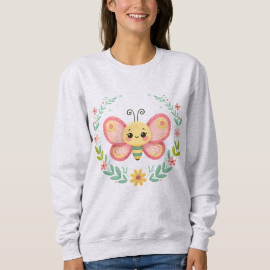 Sweatshirt Cute, ressort/papillon (Devant)