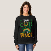 Sweatshirt Cute Saint Paddys Irish Lucky St Patricks Day (Devant entier)