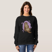 Sweatshirt Cute Sea Otter 2 (Devant entier)
