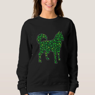 Sweatshirt Cute Siberian Husky Saint Patrick S Chiens de la j