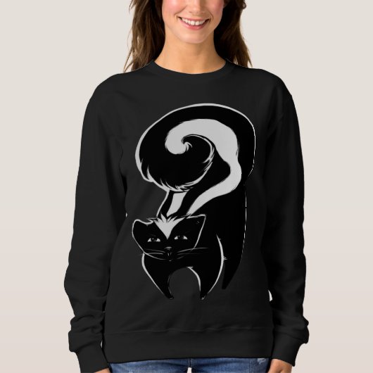 Sweatshirt Cute Skunk Fun Nature  artwork (Devant)
