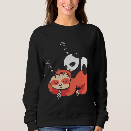 Sweatshirt Cute Sleeping (Devant)