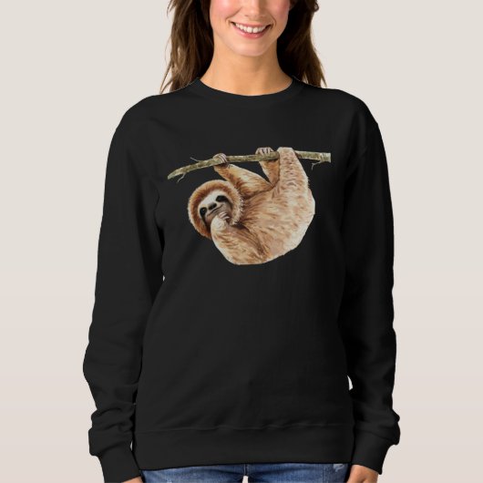 Sweatshirt Cute Sloth Cute Sloth Sweet Dreams (Devant)