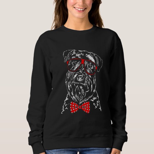 Sweatshirt Cute Soft Coated Wheaten Terrier mom dog (Devant)