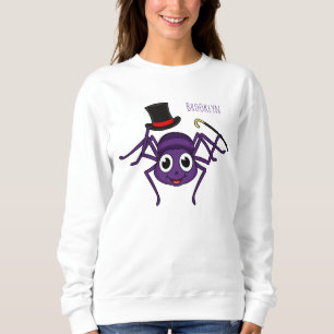 Sweatshirt Cute Spider dans le top a un dessin animé