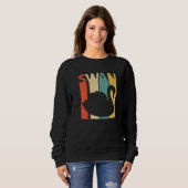 Sweatshirt Cute Swan Animal (Devant entier)