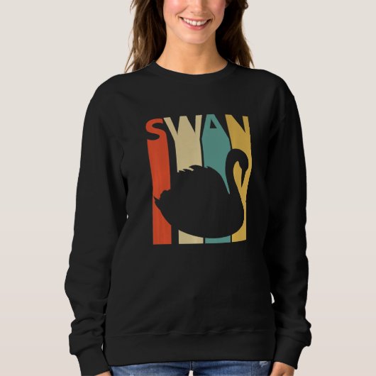 Sweatshirt Cute Swan Animal (Devant)