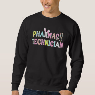 Sweatshirt Cute Technicien en pharmacie Stethoscope Scrub Bun