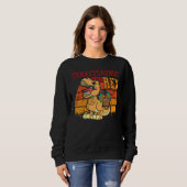 Sweatshirt Cute Thanksgiving  Turkey Saurus Rex Dino Boy Todd (Devant entier)