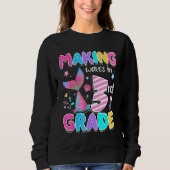 Sweatshirt Cute third grade crew Mermaid style for third grad (Devant)