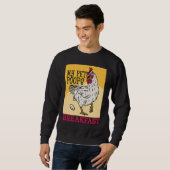 Sweatshirt Cute toddler chicken butt my pet poops breakfast c (Devant entier)