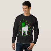 Sweatshirt Cute Tooth Leprechaun Hat Dental Squad St Patrick' (Devant entier)