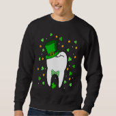 Sweatshirt Cute Tooth Leprechaun Hat Dental Squad St Patrick' (Devant)