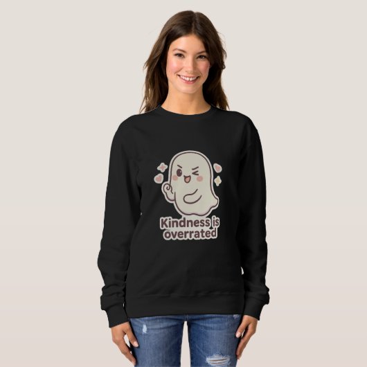 Sweatshirt Cute Typography Halloween Design  (Devant entier)