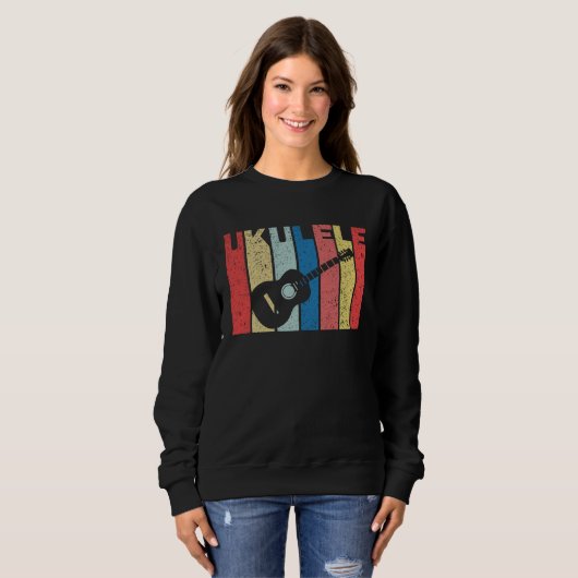 Sweatshirt Cute Uke Tees  Ukulele Player (Devant entier)