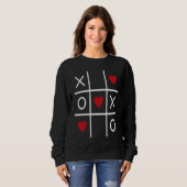 Sweatshirt Cute Valentine Hearts Game Valentine's Day Romance (Devant entier)