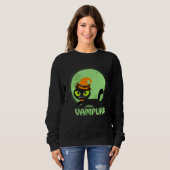 Sweatshirt Cute Vampire Cat Halloween Vampurr (Devant entier)