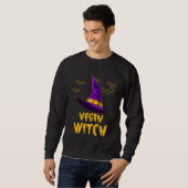 Sweatshirt Cute veganism Halloween Matching Couples Vegan Wit (Devant entier)