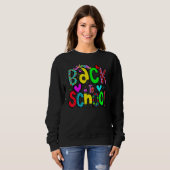 Sweatshirt Cute Welcome Back To School First Day Of School Te (Devant entier)