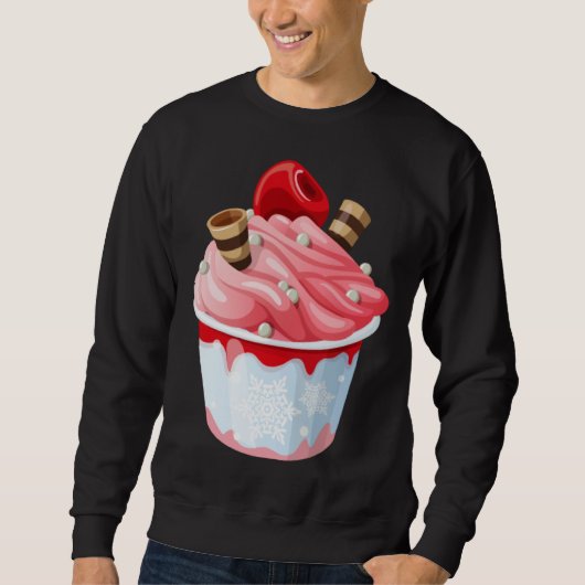 Sweatshirt Cute  with  Motif Ice Cream (Devant)