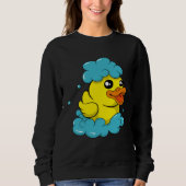 Sweatshirt Cute Yellow Bath Duck  Soap Maker Bath Foam (Devant)