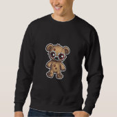 Sweatshirt Cute Zombie Teddy Bear (Devant)