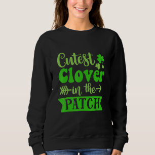 Sweatshirt Cutest C Dans Le Patch St Patrick S Day Enfants Ir