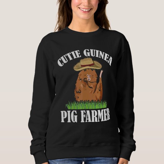 Sweatshirt Cutie Guinea Pig Farmer Pig Owner Animals Cavy Pet (Devant)