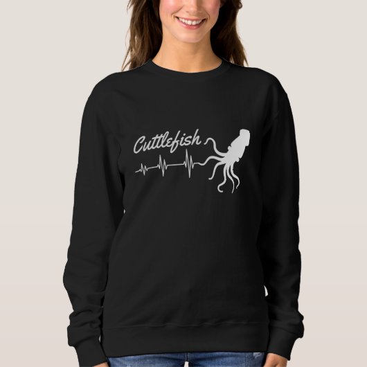 Sweatshirt Cuttlefish Heartbeat Squid Cuttlefish (Devant)